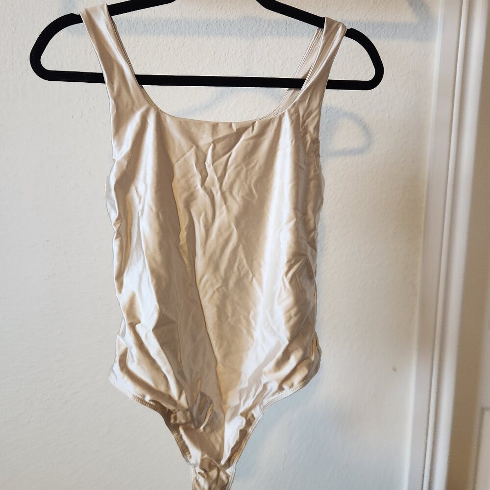 XS House of Harlow 1960 Nude Bodysuit